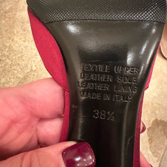 Mary Norton D’orsay satin pumps - Picture 7 of 8